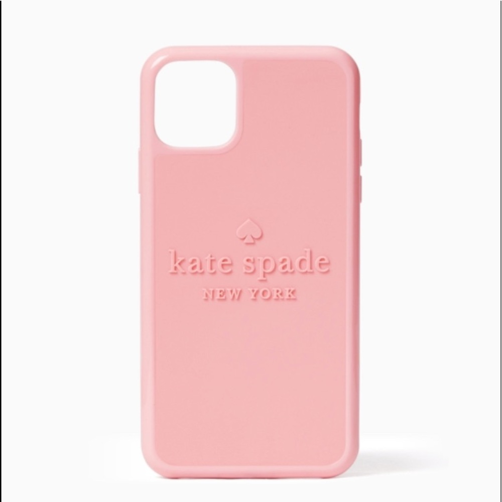♠️Kate Spade LOGO iPhone 11 Case Carnation Pink